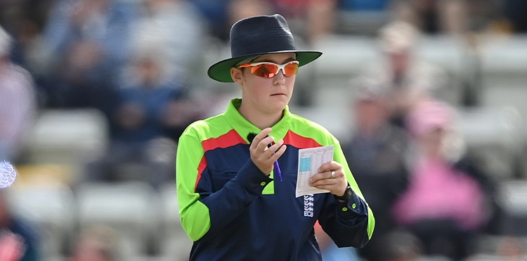 Anna Harris 2nd Youngest Umpire