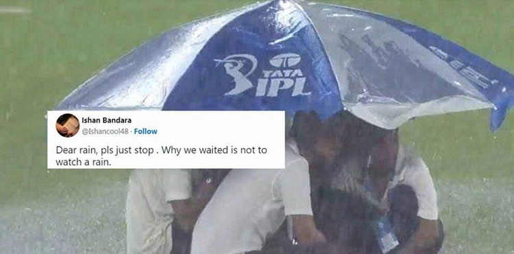 Twitter Reaction On Postponed CSK vs GT IPL Final