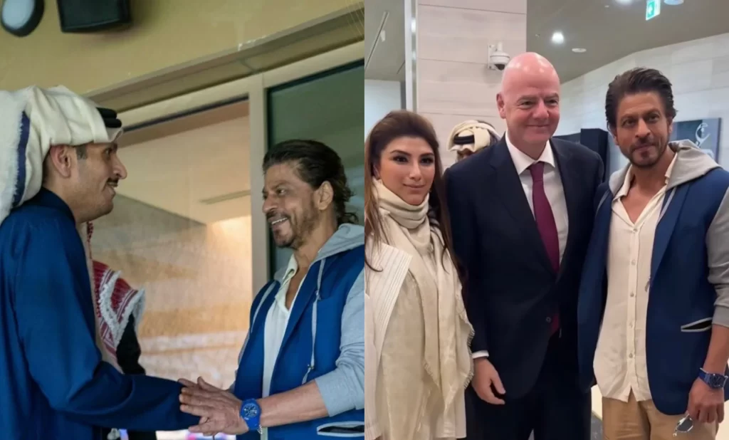 Shah Rukh Khan Meets FIFA President Infantino